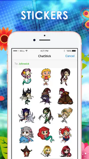 Anime Girls Emoji Chibi Stickers for iMessage