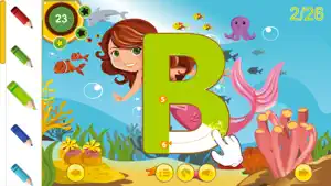 字母 图画书 幼儿 学习写和画 字母 字母在英语与许多图片 学校 幼儿园和幼儿园