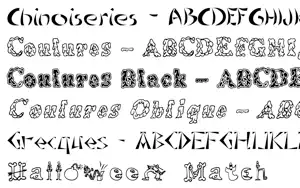 Halloween Select Fonts