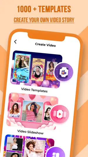 Bday Video Maker, Wishes, Card