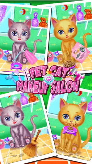 宠物猫化妆沙龙 － 女孩游戏